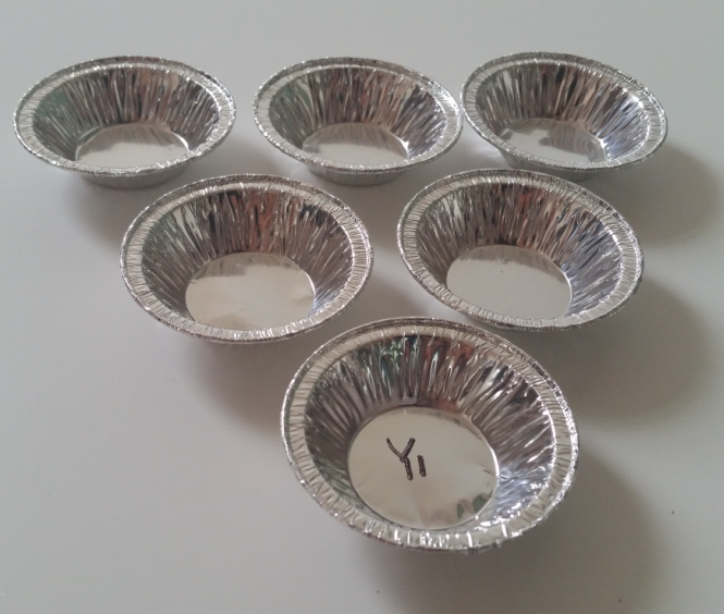 mini foil egg tart cup of item no.Y1